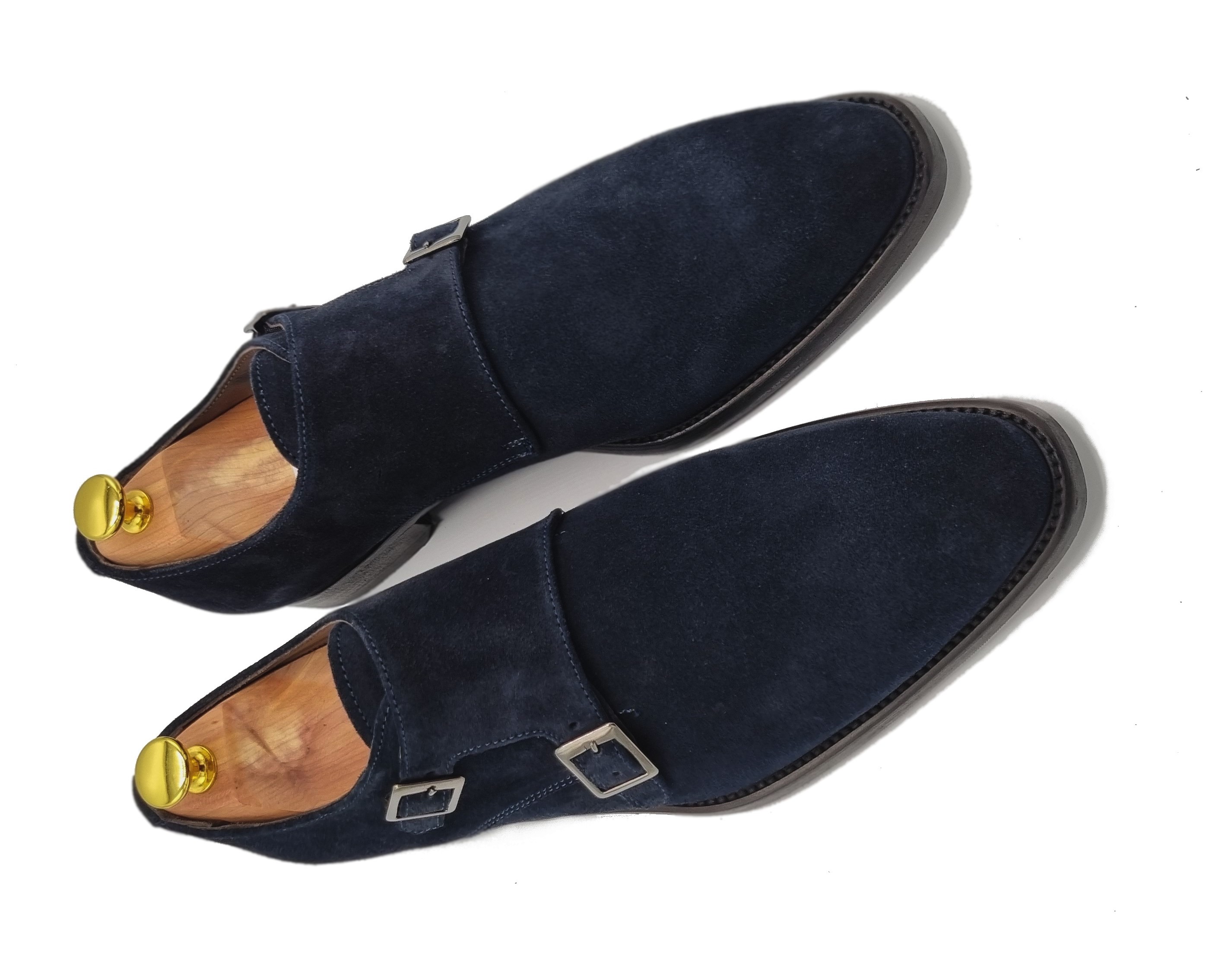 Cederhouten schoenspanners - Schoenspanner met suede schoen 3 - CS
