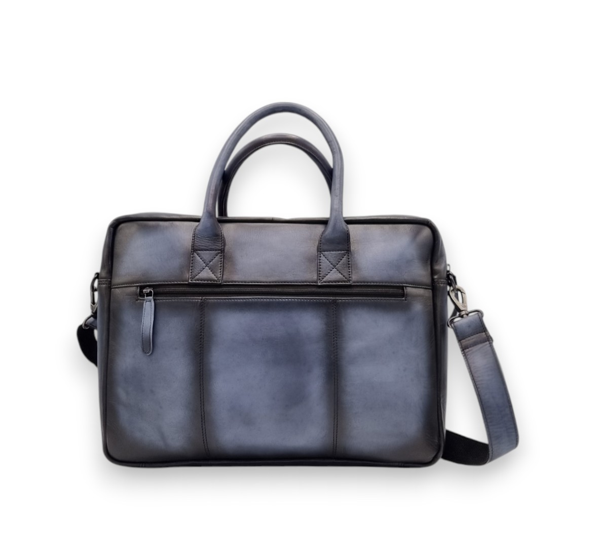 Laptoptas Firenze Jeans - Tas jeans achterkant - FIR - Jeans